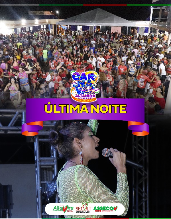 Prefeitura de Altamira-MA realiza última noite de carnaval em Altamira-MA