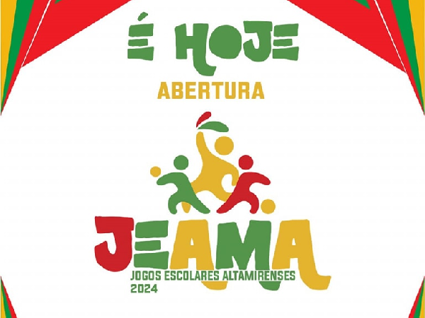 Chegou o grande dia!!!! É hoje pessoal a abertura oficial da 3ª Edição do Jogos Escolares 2024